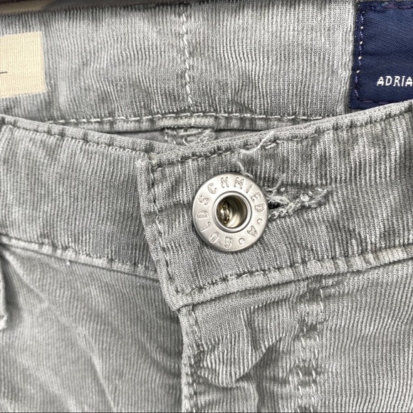 AG - Adriano Goldschmed Grey Corduroy 'The Legging Super Skinny' Mid-Rise Pant - Picture 8 of 14